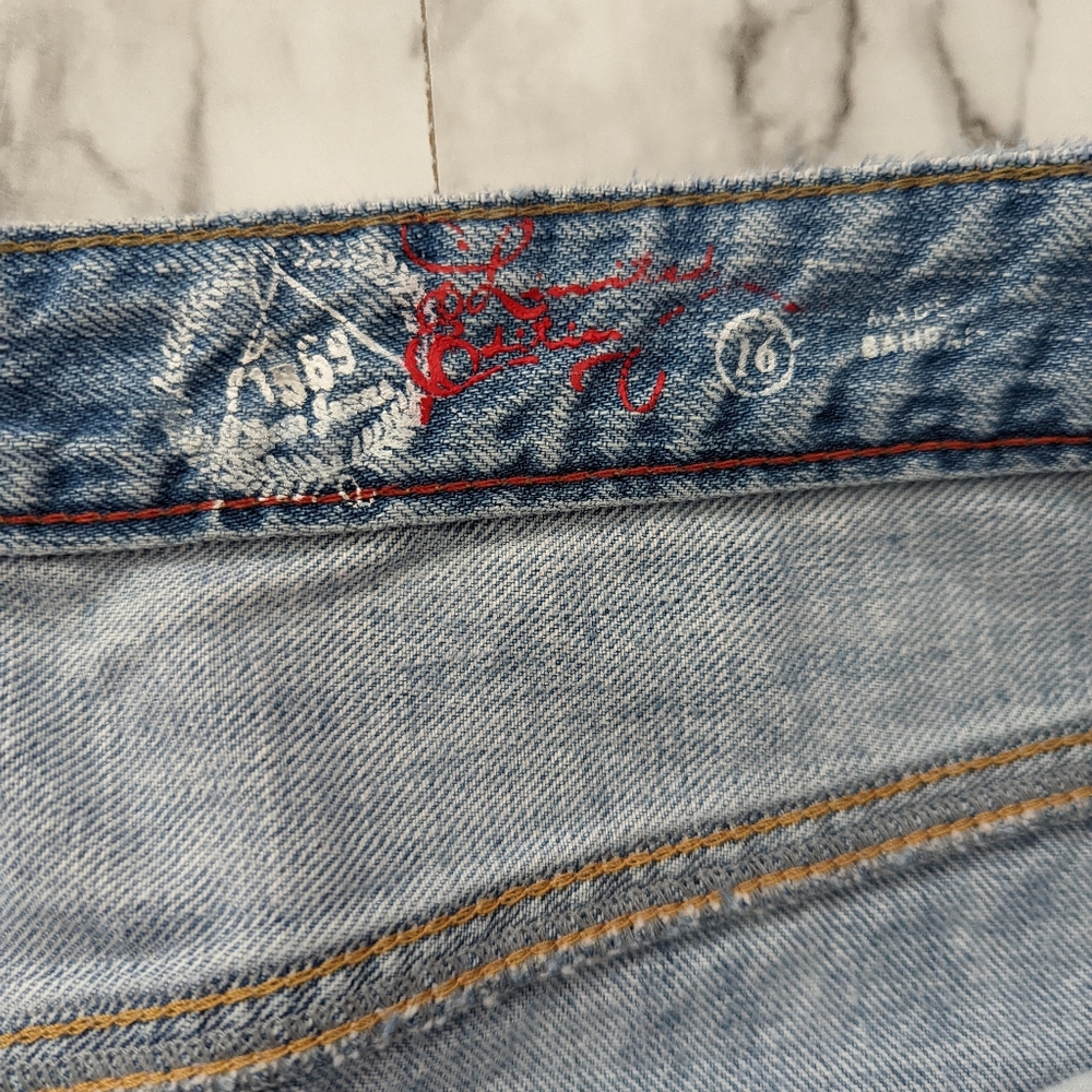 Y2K Gap Denim Plus Size Skirt size 16 - Picture 3 of 6